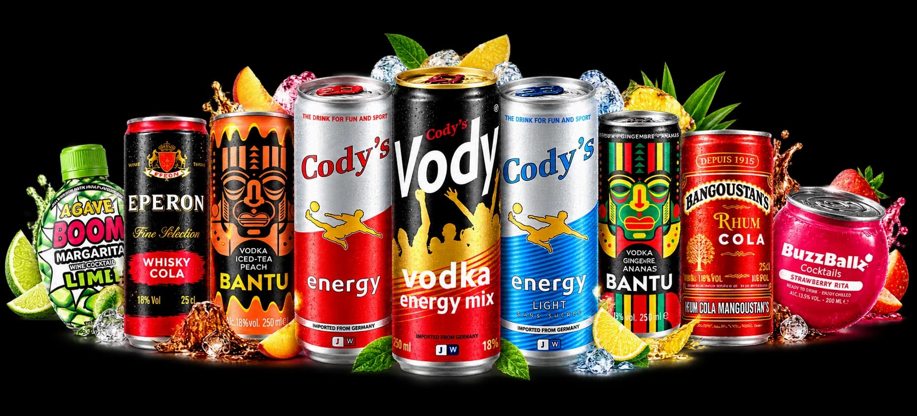 Marcas de bebidas distribuidas por Boisson Pro
